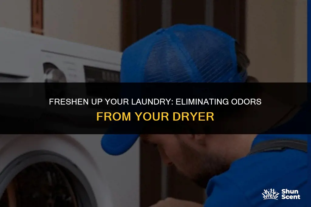 how to get rid of an odor from a dryer