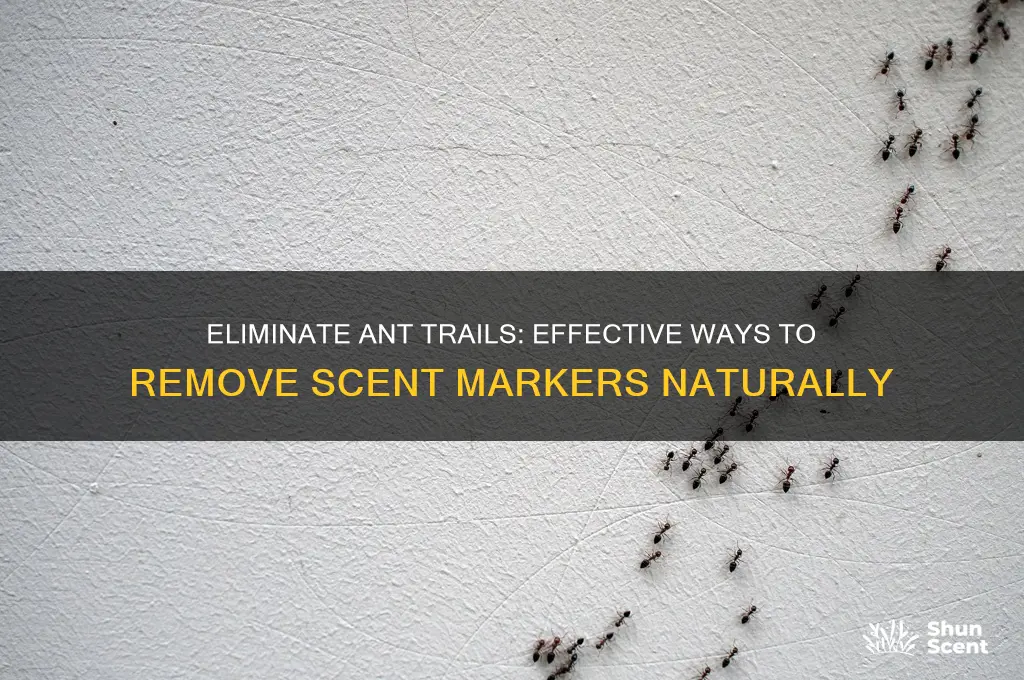 how to get rid of ant trail scent