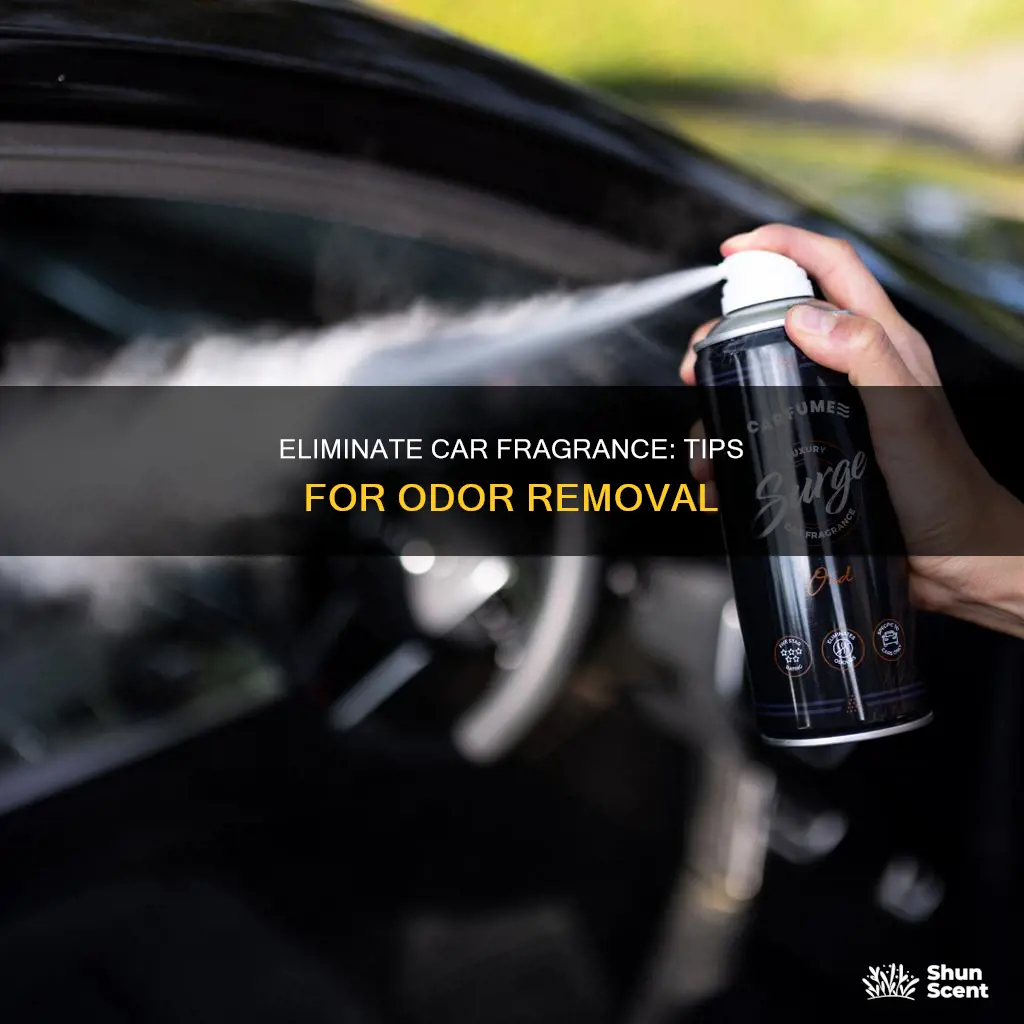 how to get rid of car fragrance