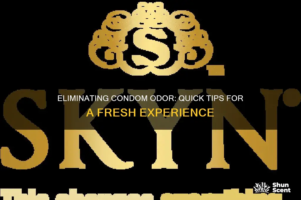 how to get rid of condom scent