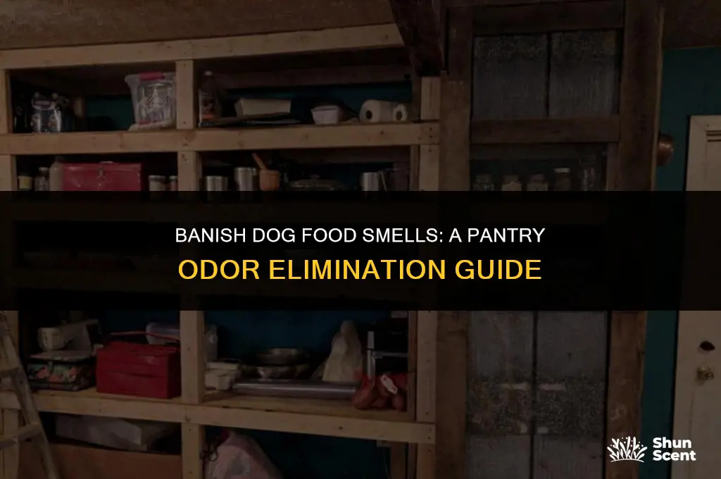 how to get rid of dog food odor from pantry