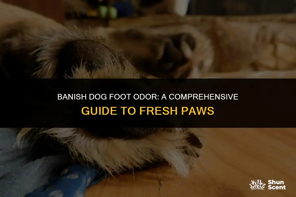 how to get rid of dog foot odor