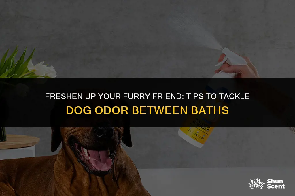 how to get rid of dog odor in between baths