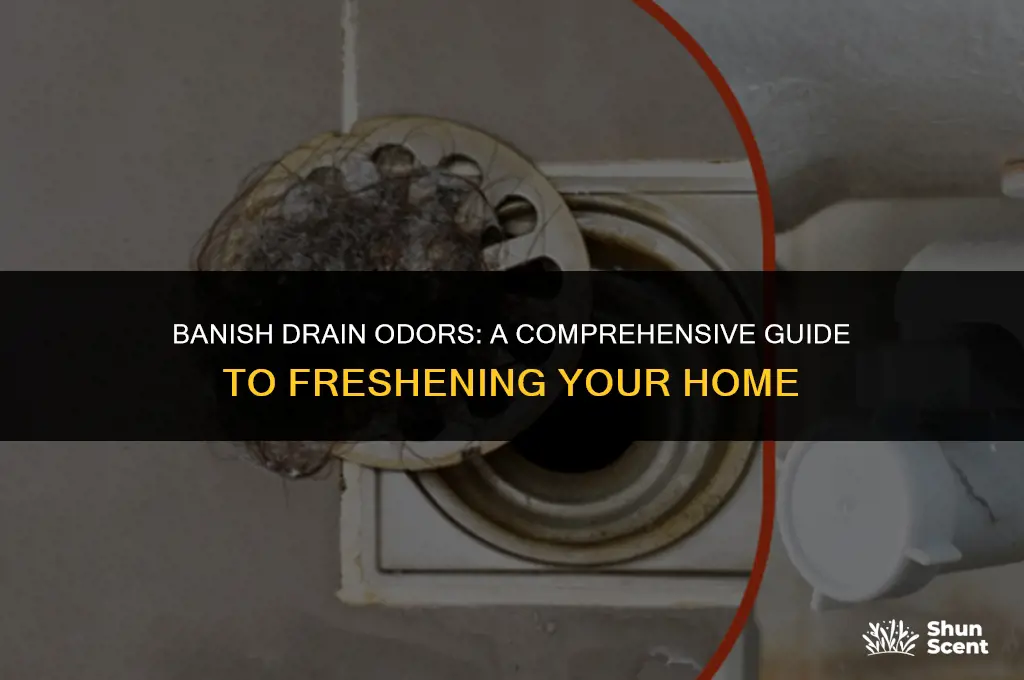 how to get rid of drain odors