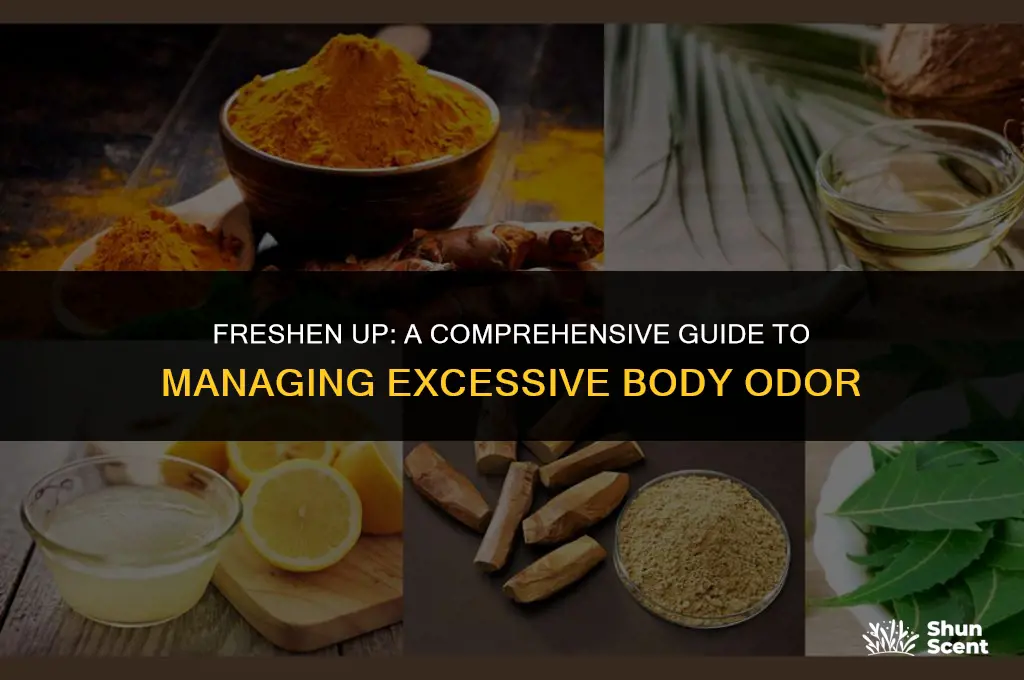 how to get rid of excessive body odor