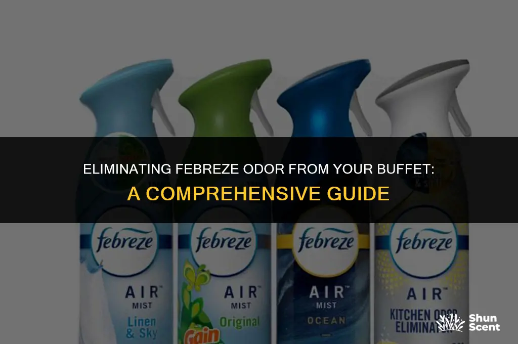 how to get rid of febreze odor out of buffett