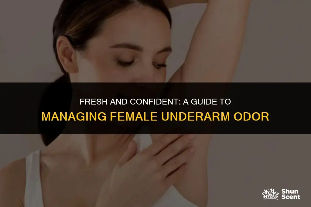 how to get rid of female underarm odor