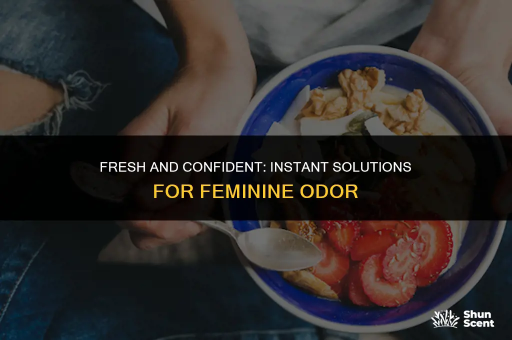 how to get rid of feminine odor instantly