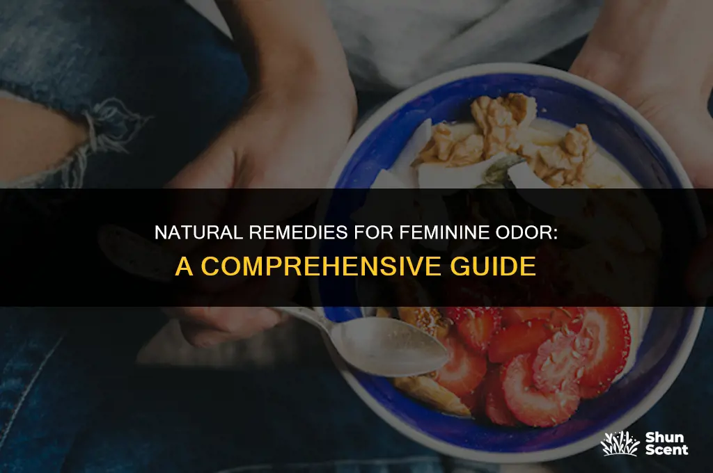 how to get rid of feminine odor without douching
