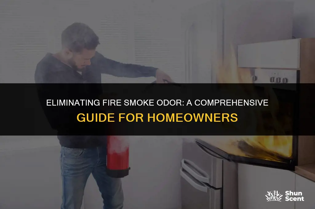 how to get rid of fire smoke odor in house