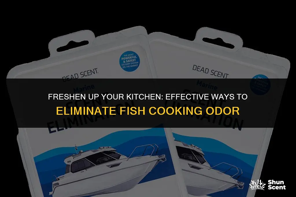 how to get rid of fish cooking odor