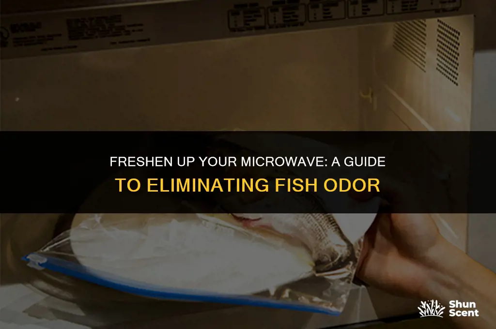 how to get rid of fish odor in microwave