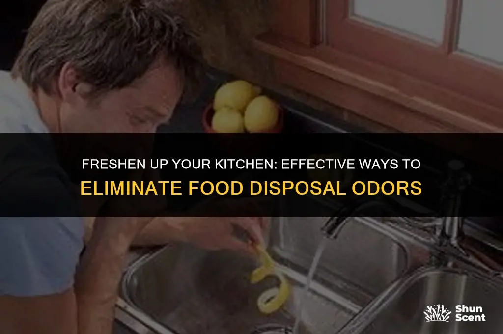 how to get rid of food disposal odor