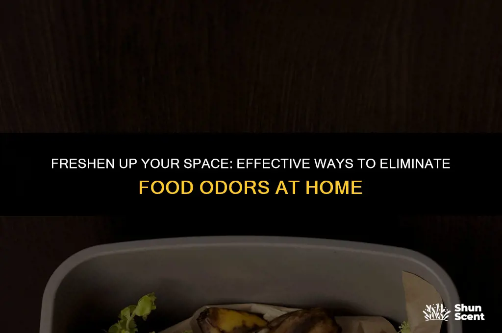 how to get rid of food odor at home