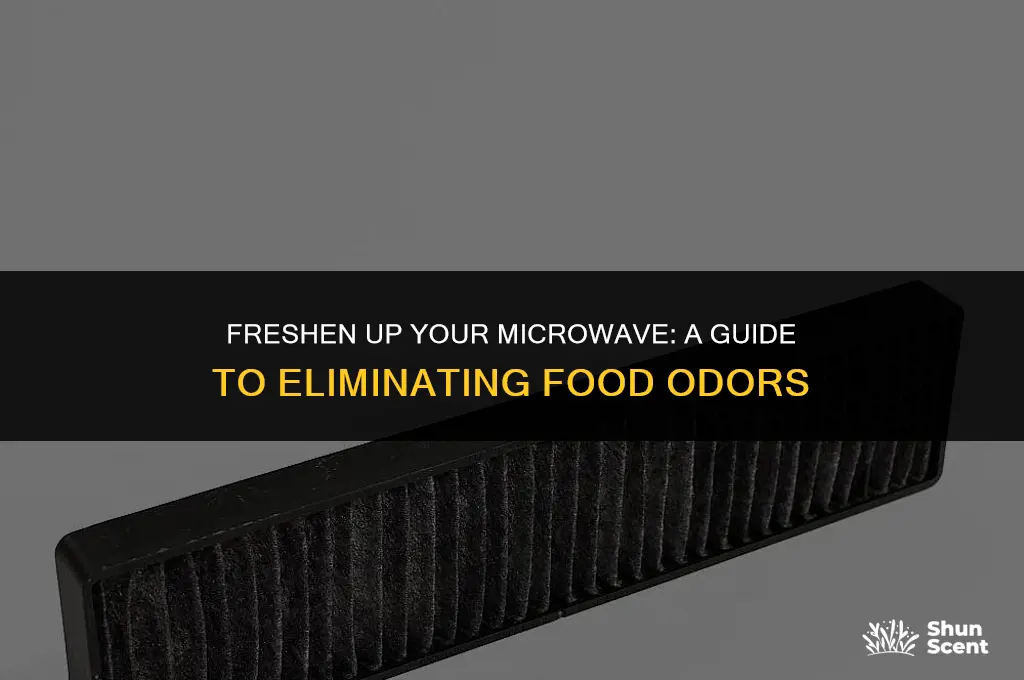 how to get rid of food odor in microwave