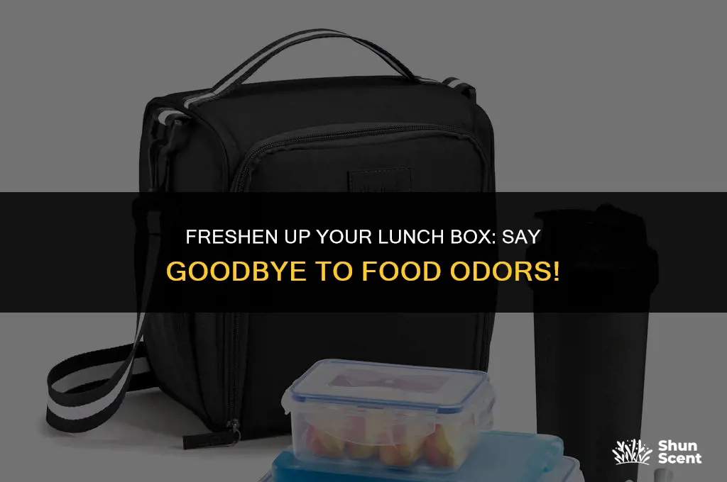 how to get rid of food odors from lunch box