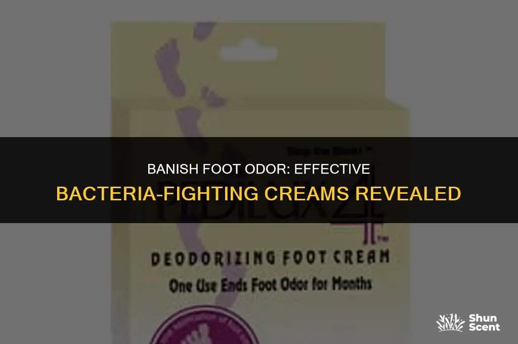 how to get rid of foot odor bacteria cream