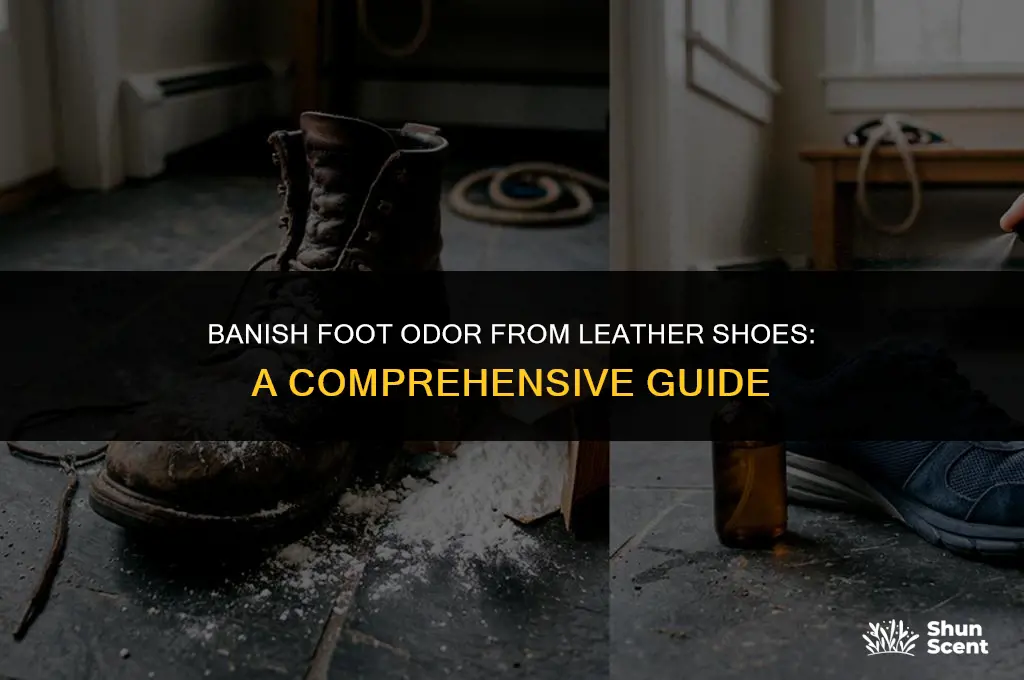 how to get rid of foot odor from leather shoes