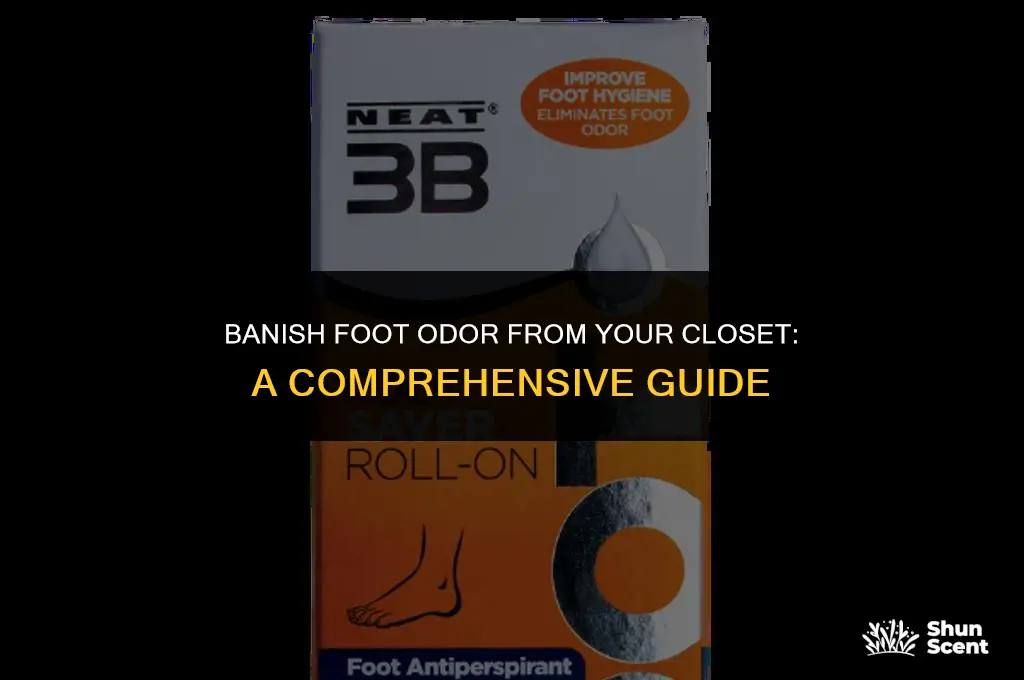 how to get rid of foot odor in closet