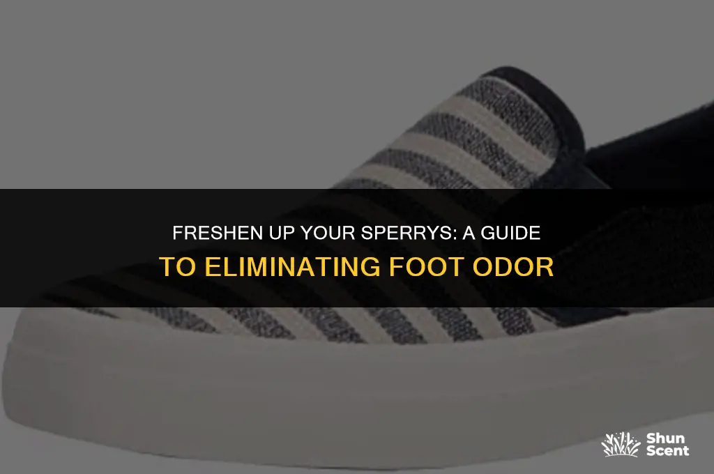 how to get rid of foot odor in sperrys