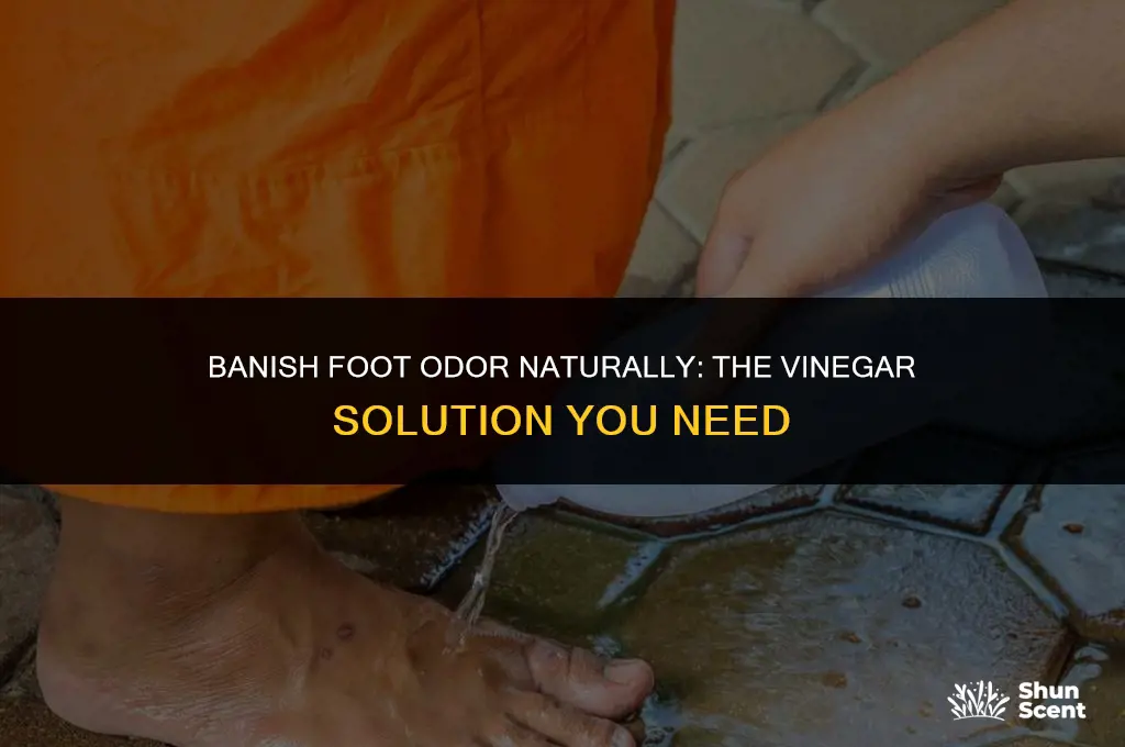 how to get rid of foot odor with vinegar