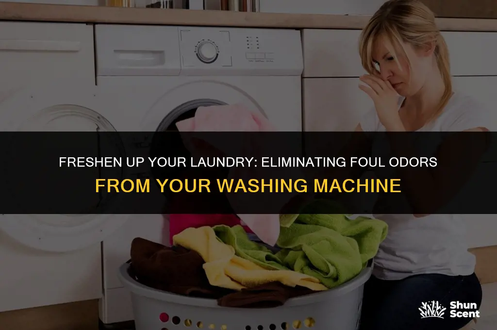 how to get rid of foul odor in washing machine