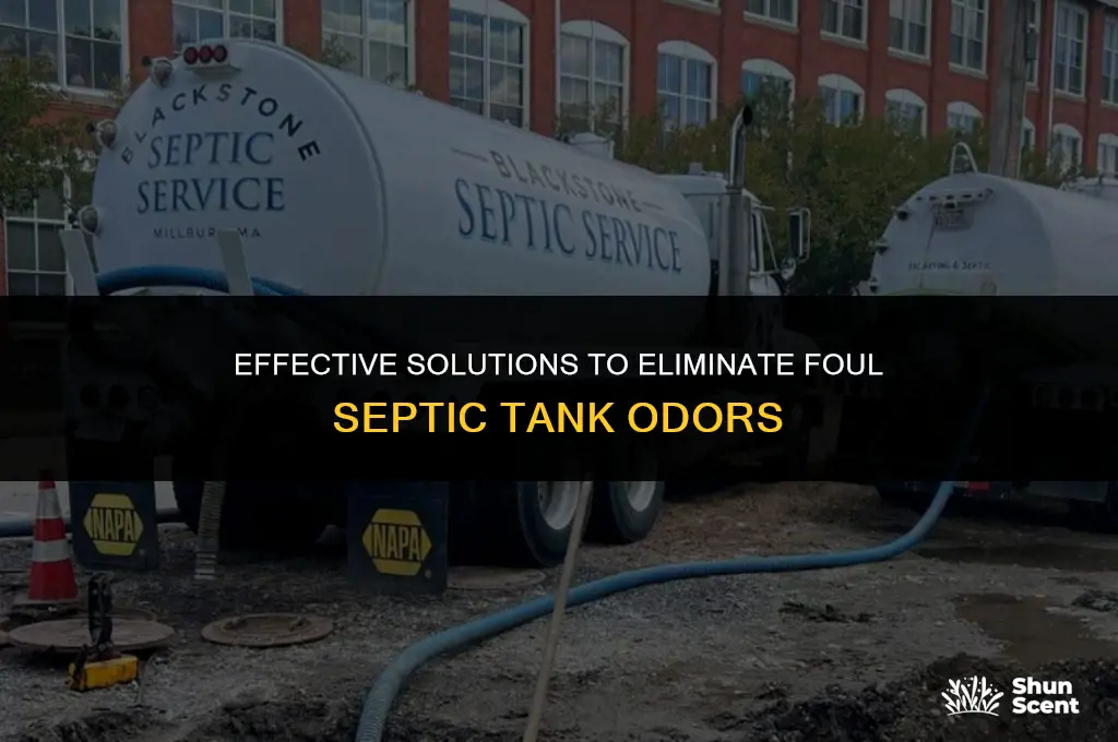 how to get rid of foul septic tank odor