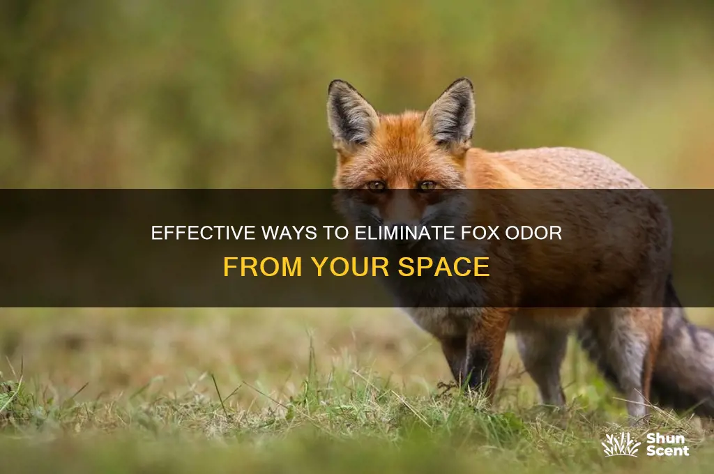 how to get rid of fox scent