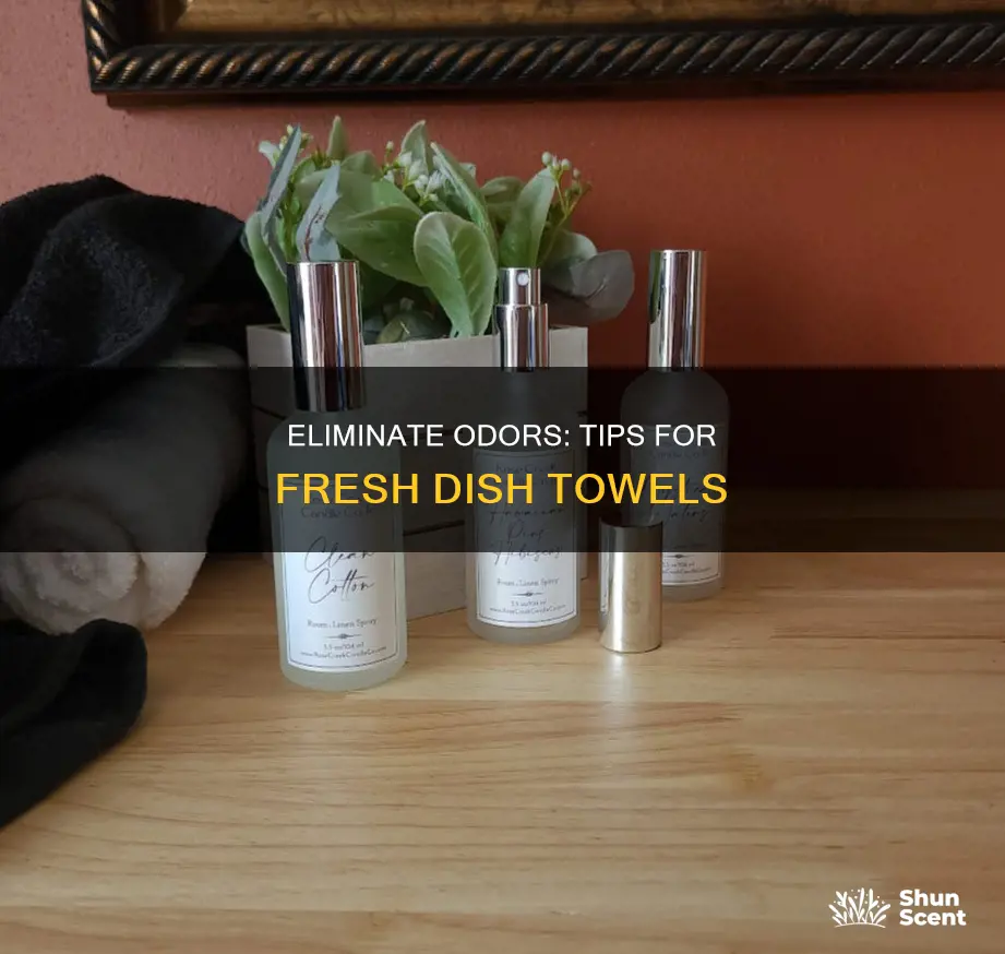 how to get rid of fragrance smell in dish towels