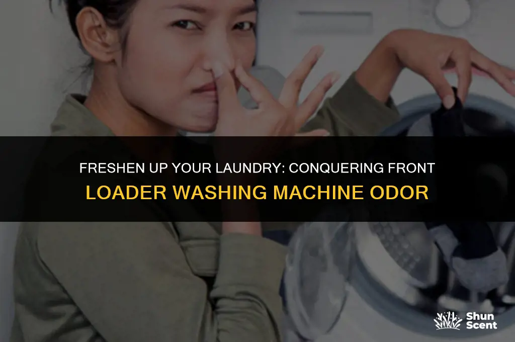 how to get rid of front loader washing machine odor