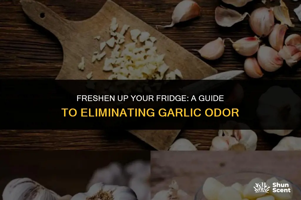 how to get rid of garlic odor in fridge