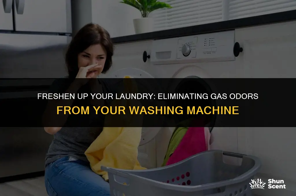 how to get rid of gas odor from washing machine