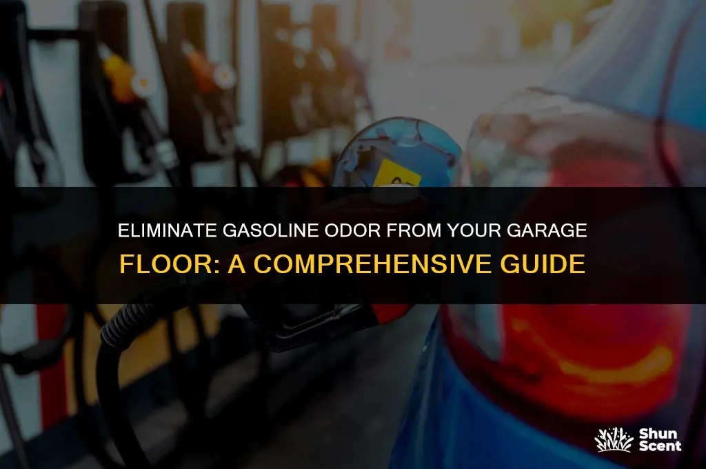 how to get rid of gasoline odor on garage floor