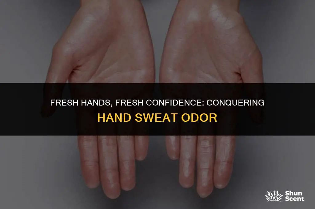 how to get rid of hand sweat odor