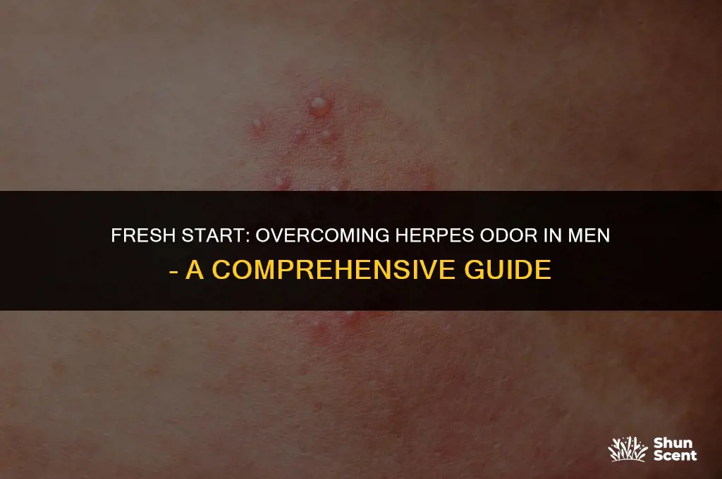 how to get rid of herpes odor men