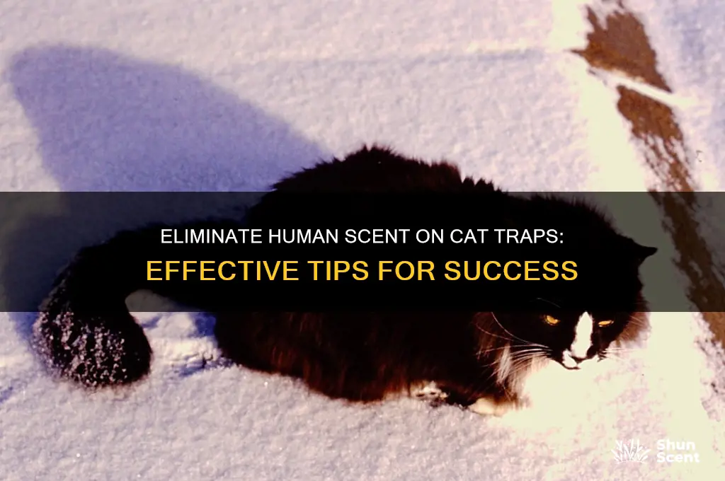 how to get rid of human scent on cat traps