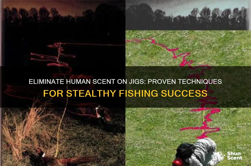 how to get rid of human scent on jigs