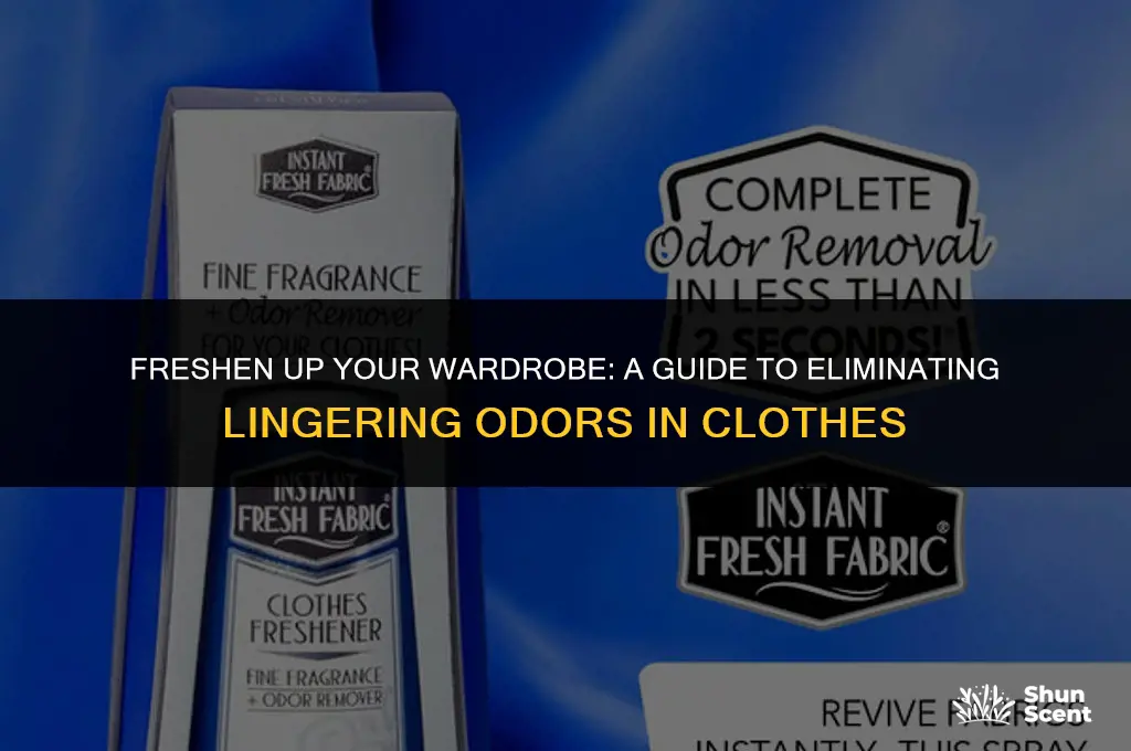 how to get rid of lingering odors in clothes