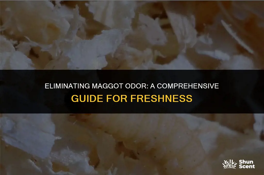 how to get rid of maggot odor