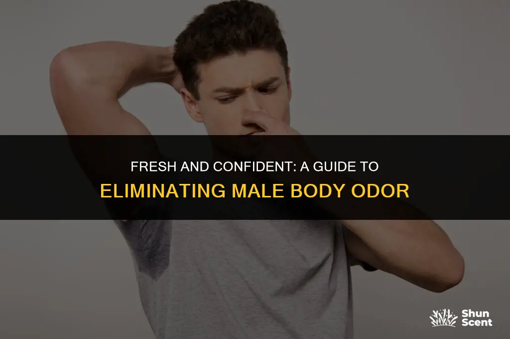 how to get rid of male body odor