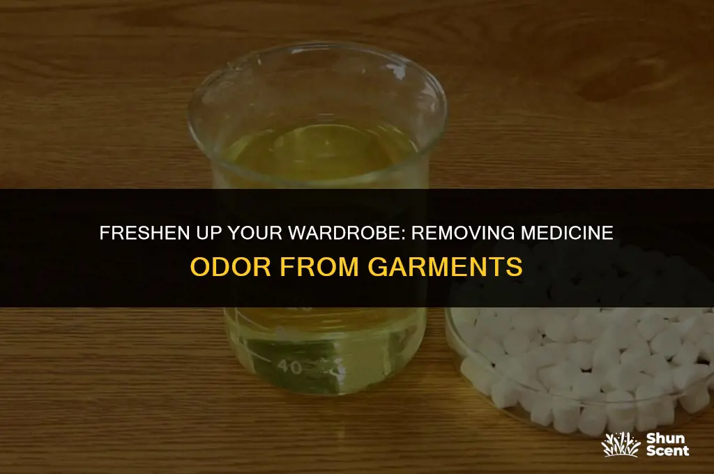 how to get rid of medicine odor from garment
