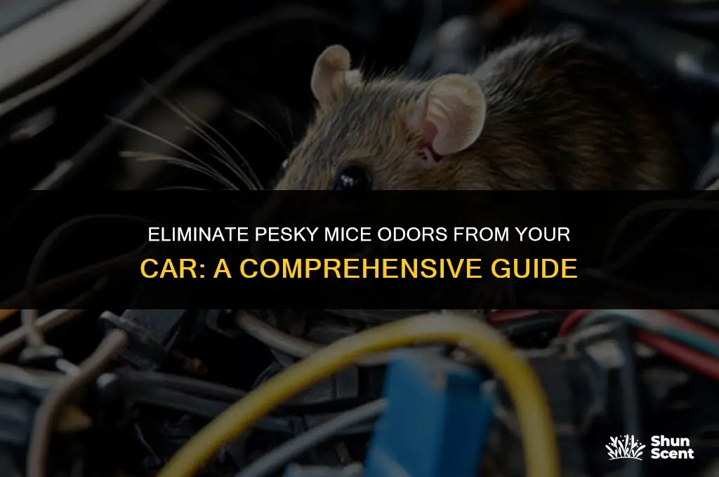 how to get rid of mice odor in car