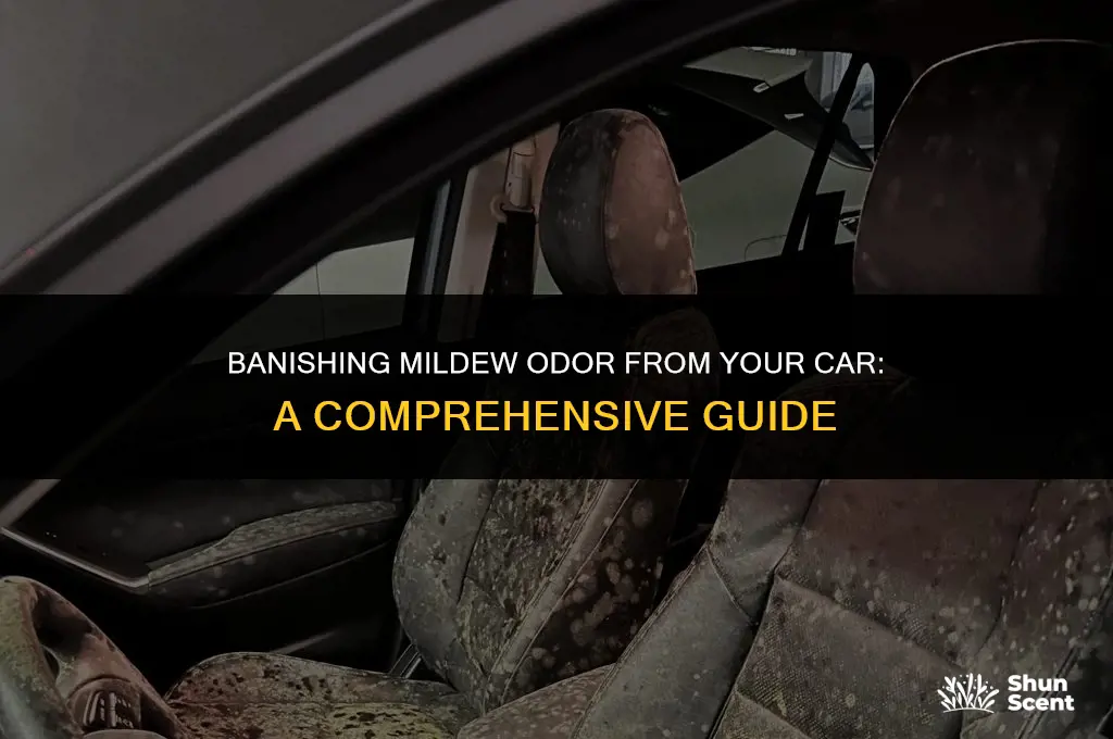 how to get rid of mildew odor in car