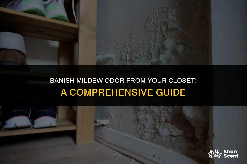 how to get rid of mildew odor in closet