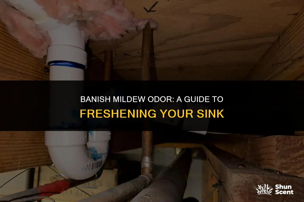 how to get rid of mildew odor in sink
