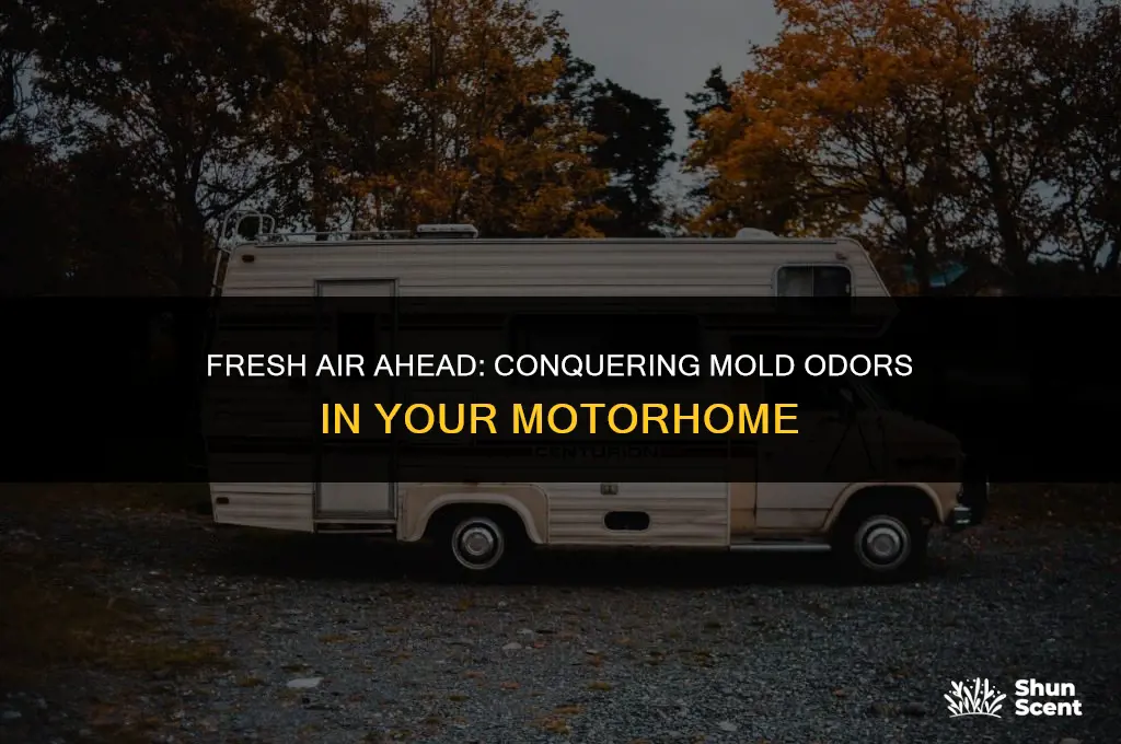 how to get rid of mold odors in a motorhome