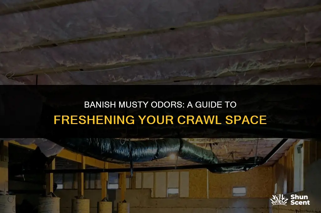 how to get rid of musty odor crawl space