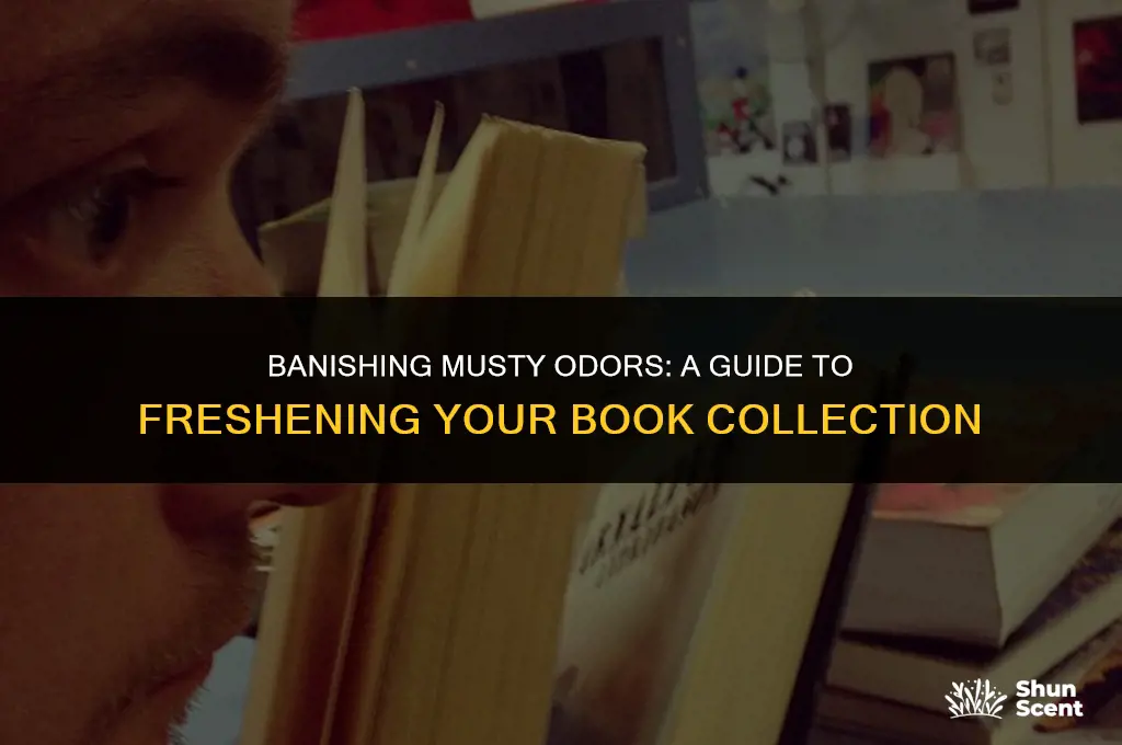 how to get rid of musty odor in books