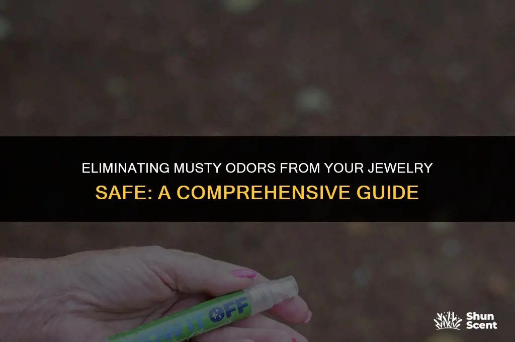 how to get rid of musty odor jewelry safe