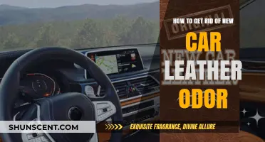Eliminating New Car Leather Odor: A Comprehensive Guide